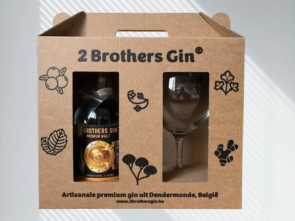 The 2 Brothers Premium "MALT" Gin Gift Box